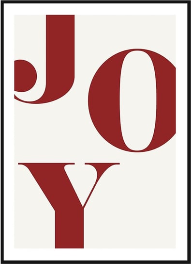 Plakat Obraz - Joy - 21x30 cm Inna marka
