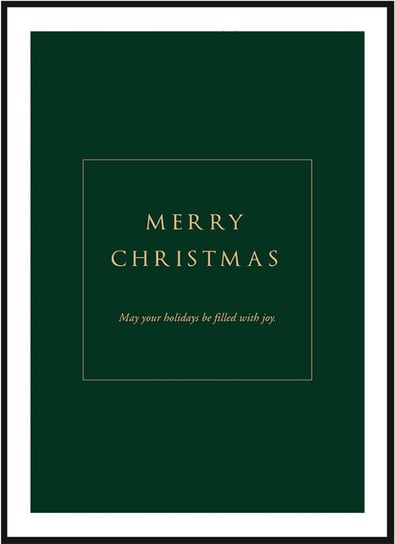 Plakat Obraz - Merry Christmas Joy - 21x30 cm Inna marka