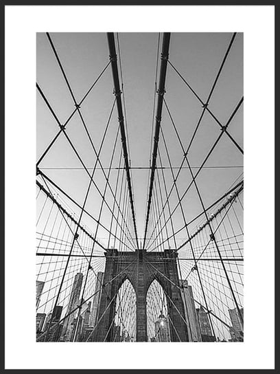 Plakat Obraz Most Brooklyn 21x30 cm (A4) posterstory.pl