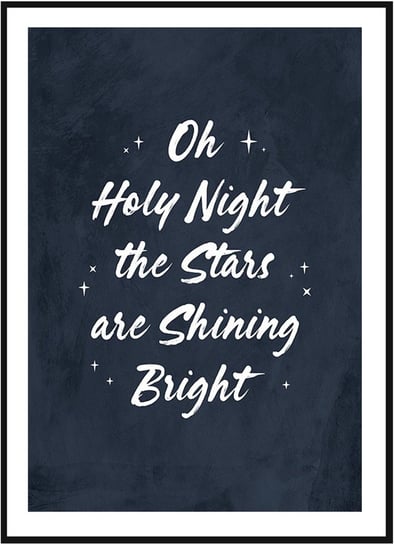 Plakat Obraz - Oh Holy Night - 21x30 cm Inna marka
