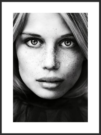 Plakat Obraz Portret Kobiety 21x30 cm (A4) posterstory.pl