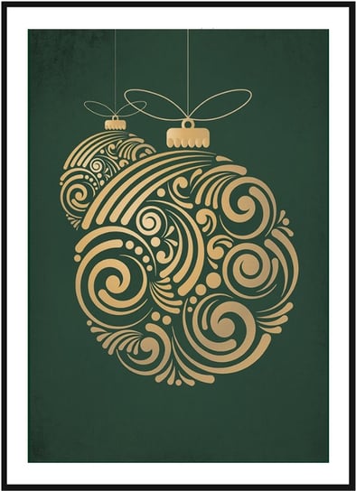 Plakat Obraz - Świąteczna Ozdoba - 50x70 cm Inna marka