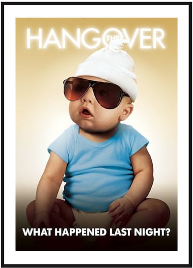Plakat Obraz - The Hangover - What Happened Last Night? - 21x30 cm posterstory.pl
