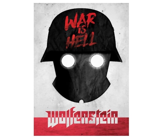 Plakat, Old World Propaganda - Wolfenstein, 40x50 cm reinders