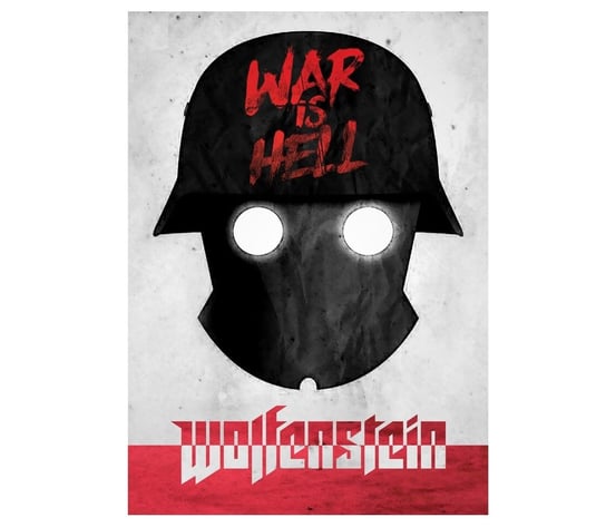 Plakat, Old World Propaganda - Wolfenstein, 40x60 cm reinders