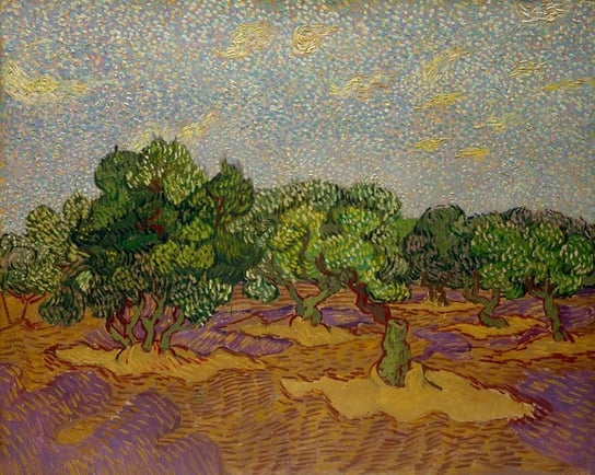 Plakat, Olive Trees, Vincent van Gogh, 42x29,7 cm reinders