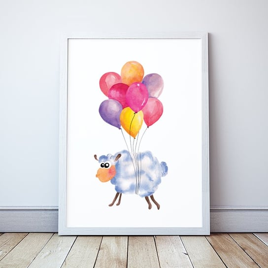 Plakat Owca 2 format A4 Wallie Studio Dekoracji