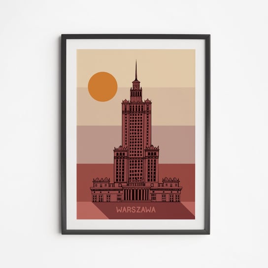 Plakat Pałac Kultury Retro Dzień 21x30 Love Poland Design