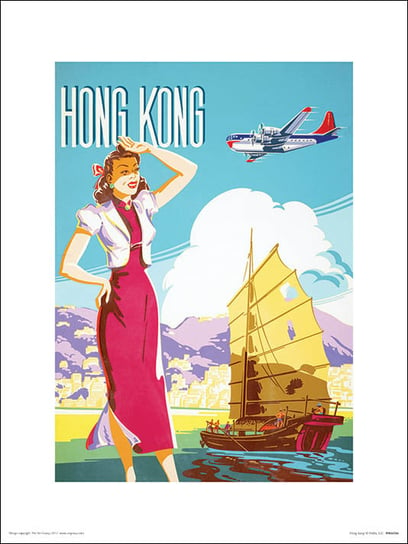 Plakat, Piddix Hongkong, 30x40 cm Pyramid Posters