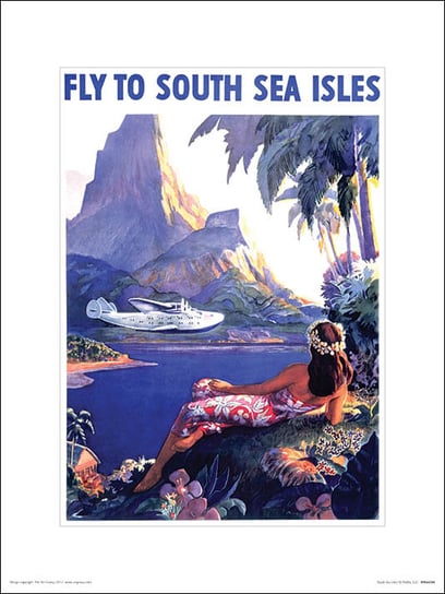 Plakat, Piddix Wyspy Południowe, 30x40 cm Pyramid Posters