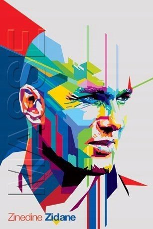 PANINI 1995 ZINEDINE Zidane (ROOKIE) star de demain Bordeaux carte n
