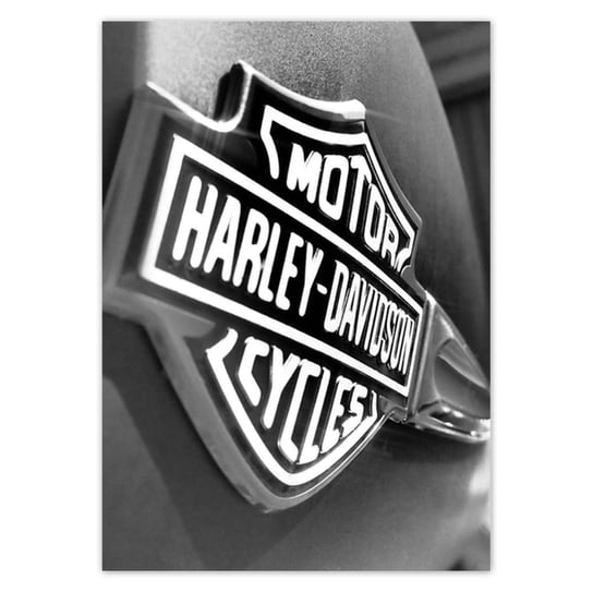 Plakat pionowy Logo Harley Davidson, 42x59,4  cm ZeSmakiem