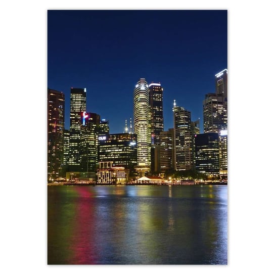 Plakat pionowy New York City, 21x29,7  cm ZeSmakiem