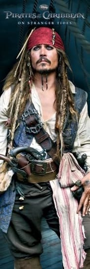 Plakat, Piraci z Karaibów Jack Sparrow, 53x158 cm Inny producent