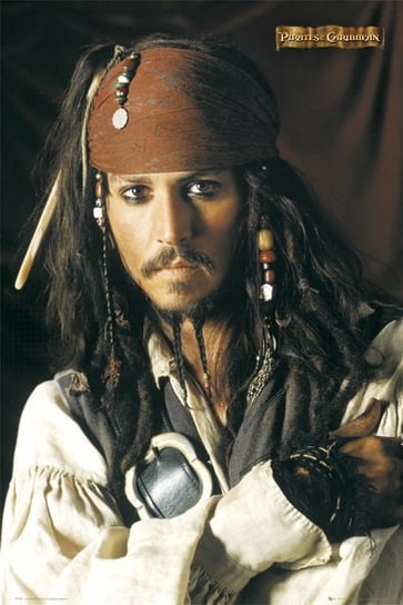 Plakat, Piraci z Karaibów - Johnny Depp - Jack Sparrow, 61x91,5 cm Inny producent