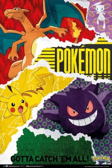 Plakat Pokemon Pikachu Charizard 61X91,5Cm Pokemon