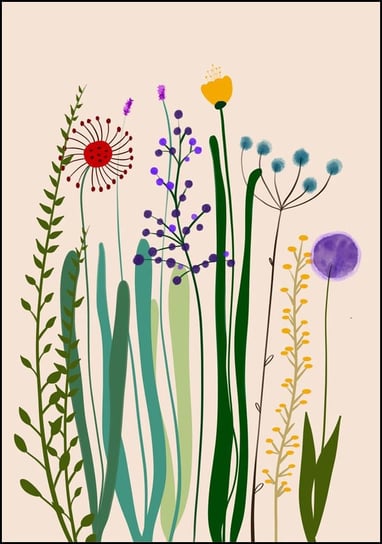 Plakat, Polne kwiaty II, 42x59,4 cm reinders