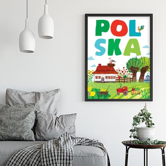 Plakat Polska Wieś 21x30 Love Poland Design