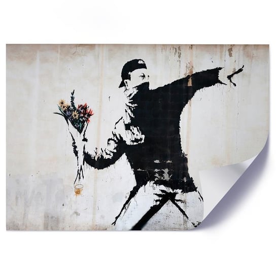 Plakat poster FEEBY, Banksy Mural Street Art 120x80 Feeby