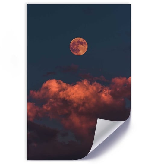 Plakat poster FEEBY, Chmury Niebo Księżyc 60x90 Feeby