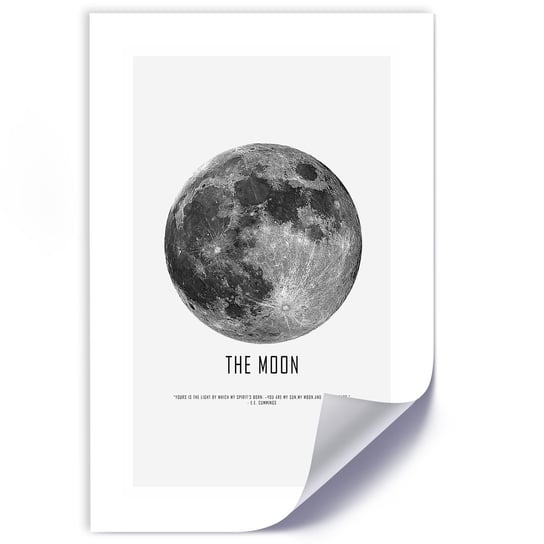 Plakat poster FEEBY, Księżyc Kosmos Noc 30x45 Feeby