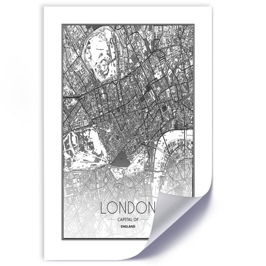 Plakat poster FEEBY, Plan Miasta Londyn 40x60 Feeby