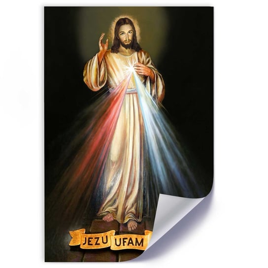 Plakat poster FEEBY, RELIGIJNY Jezu Ufam Tobie 30x45 Feeby