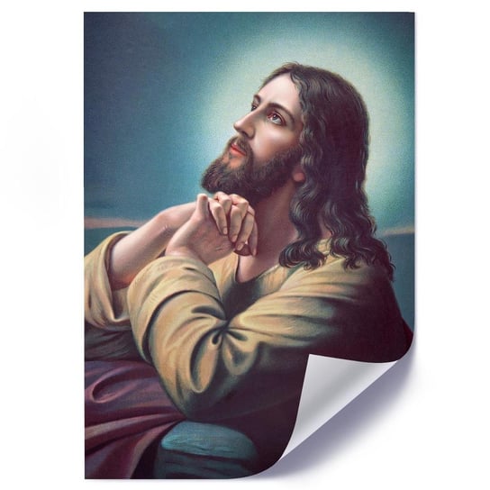 Plakat poster FEEBY, REPRODUKCJA Modlitwa Jezusa 40x60 Feeby