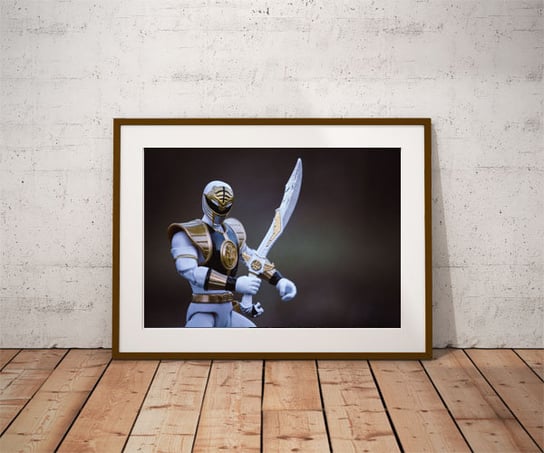 Plakat, Power Rangers White Ver4, 70x50 cm reinders