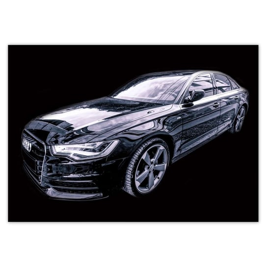 Plakat poziomy Audi A8 Samochód Auto, 59,4x42  cm ZeSmakiem