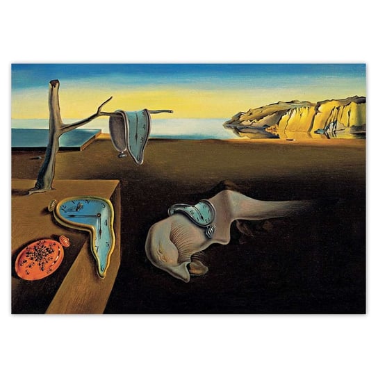 Plakat poziomy Dali Zegary, 59,4x42  cm ZeSmakiem