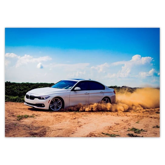 Plakat poziomy Drift BMW, 118,9x84,1  cm ZeSmakiem