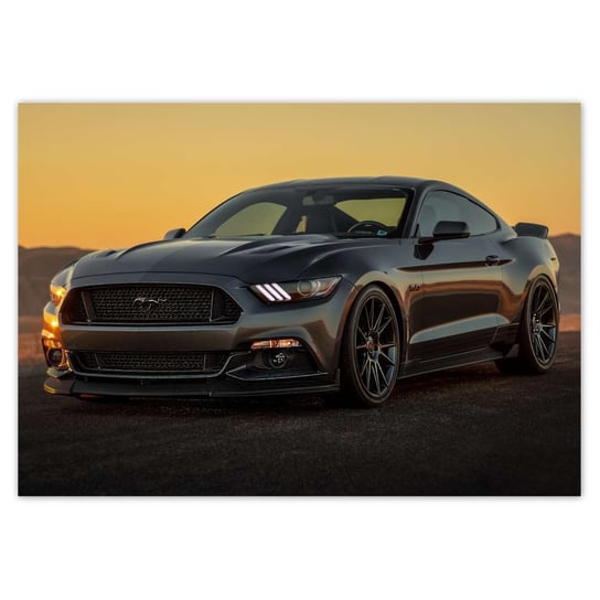 Plakat poziomy Ford Mustang made in USA, 84,1x59,4  cm ZeSmakiem