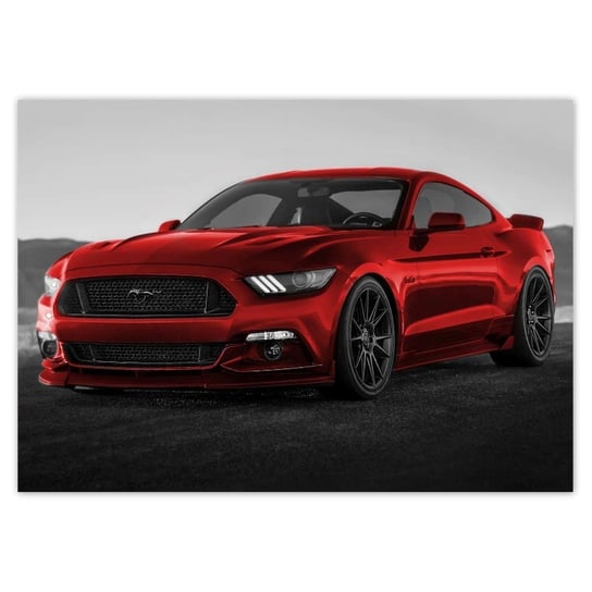 Plakat poziomy Ford Mustang USA, 29,7x21  cm ZeSmakiem