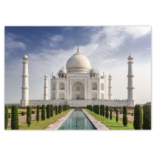 Plakat poziomy Historyczny Taj-Mahal, 29,7x21  cm ZeSmakiem