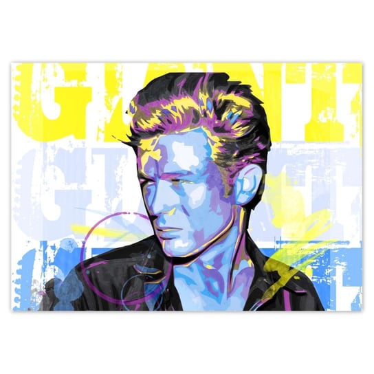 Plakat poziomy James Dean Znany aktor, 29,7x21  cm ZeSmakiem