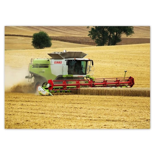 Plakat poziomy Kombajn CLAAS, 118,9x84,1  cm ZeSmakiem