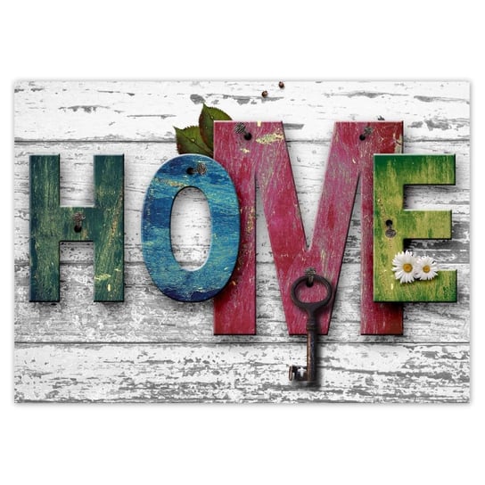 Plakat poziomy Napis HOME, 29,7x21  cm ZeSmakiem