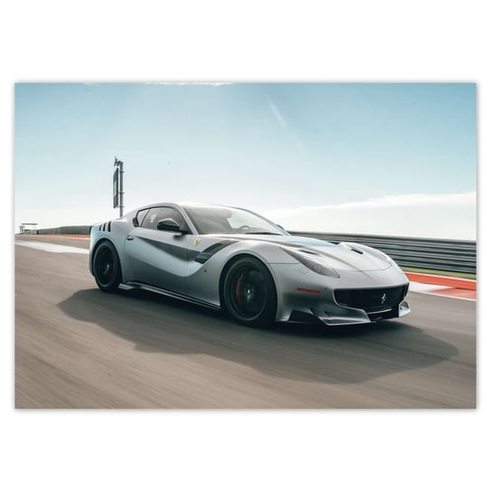 Plakat poziomy Samochód Ferrari, 29,7x21  cm ZeSmakiem