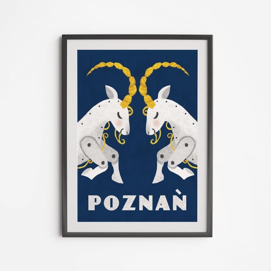 Plakat Poznań Koziołek 21x30 Love Poland Design