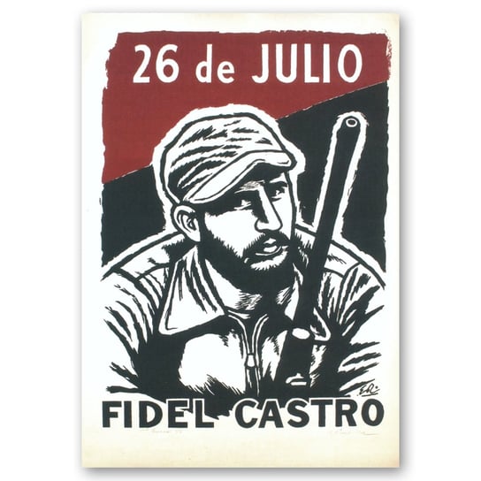 Plakat Propagandy Fidel Castro 50x70 Legendarte