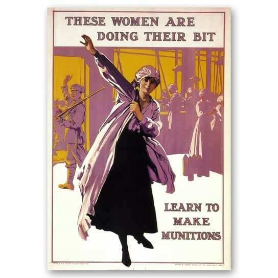 Plakat Propagandy Women Doing Their Bit 50x70 Legendarte