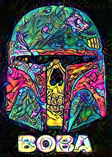 Plakat, PsychoSkulls, Boba Fett, Star Wars Gwiezdne Wojny, 42x59,4 cm reinders