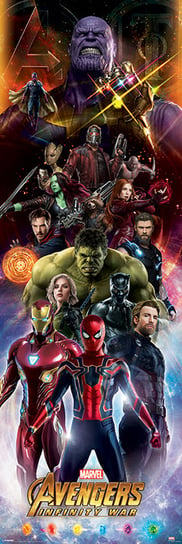 Plakat PYRAMID INTERNATIONA Avengers Infinity War Characters, 53x158 cm Pyramid International