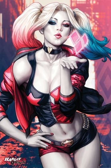 Plakat PYRAMID INTERNATIONA Batman Harley Quinn Kiss, 61x91 cm DC COMICS
