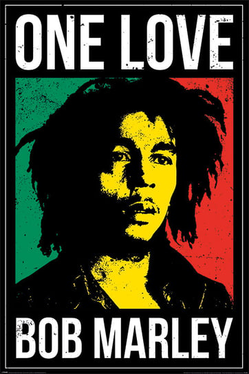 Plakat PYRAMID INTERNATIONA Bob Marley One Love, 61x91 cm Pyramid International