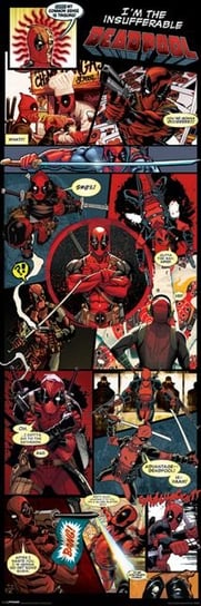 Plakat PYRAMID INTERNATIONA Deadpool Panels, 53x158 cm Marvel
