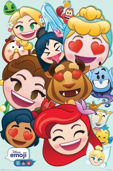 Plakat PYRAMID INTERNATIONA Disney Emoji Princess, 61x91 cm Disney