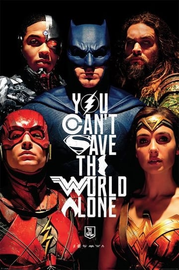 Plakat PYRAMID INTERNATIONA Justice League Movie Save The World, 61x91 cm DC COMICS