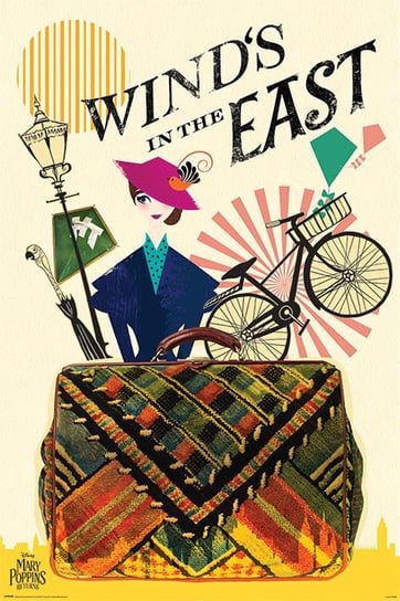 Plakat PYRAMID INTERNATIONA Mary Poppins Returns Wind In The East, 91x61 cm Pyramid International